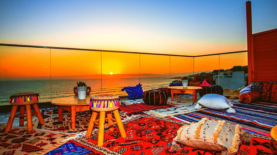 Patio, Sea view, Sea view, Sunset