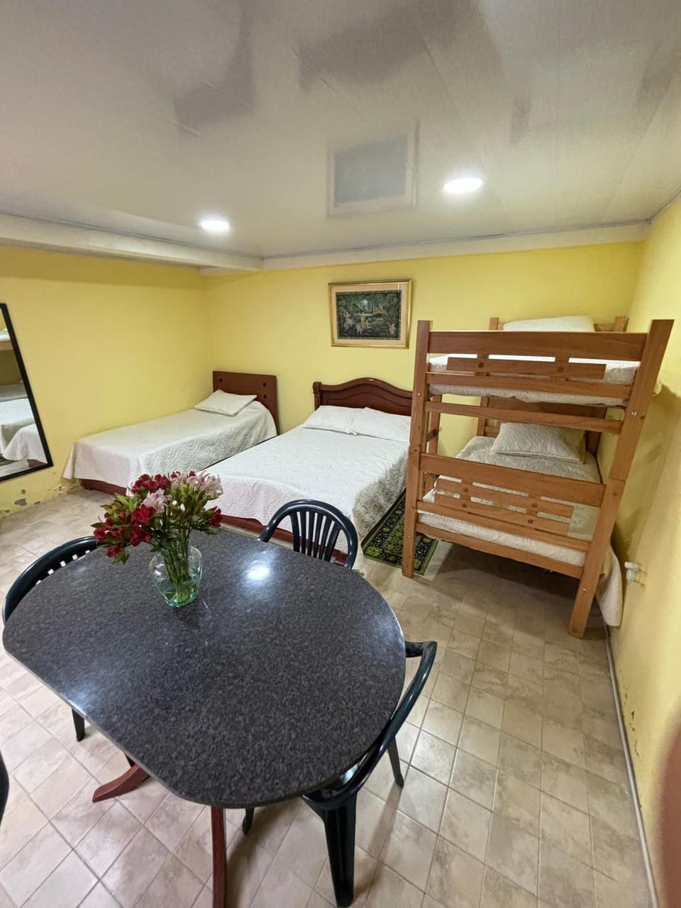 Bed, Bathroom, Photo of the whole room, Bedroom, Guests, Family