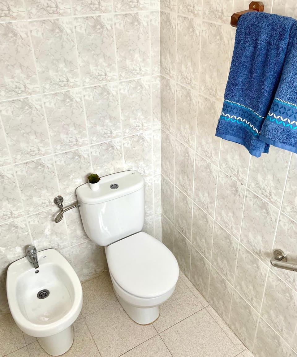 Toilet, Bathroom, bidet, towels