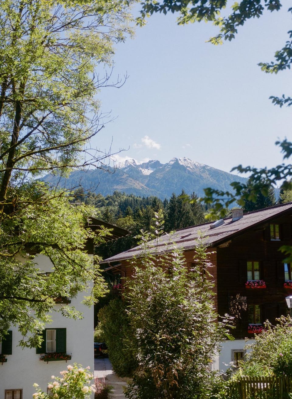 Property building, Natural landscape, Mountain view