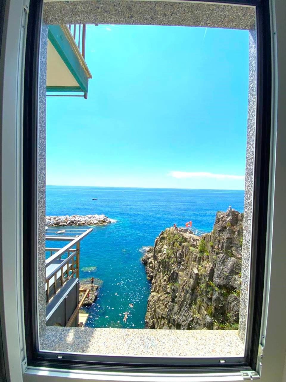 View (from property/room), Bedroom, Sea view
