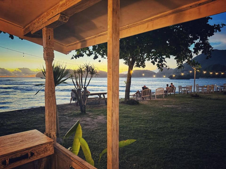 Natural landscape, Beach, Mountain view, Sea view, Sunrise, Sunset