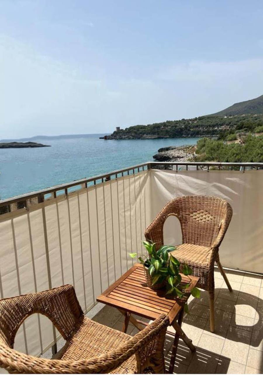 View (from property/room), Balcony/Terrace, Bedroom, Sea view