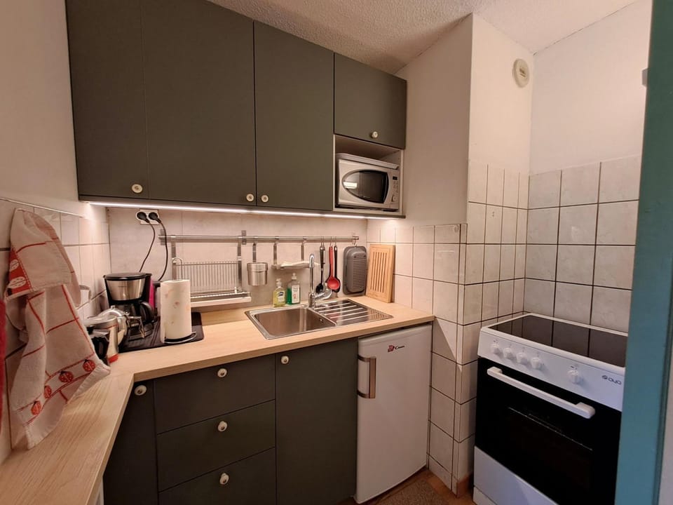 Studio confortable pour 4 pers., pied des pistes, Village 1800 Apartment in Les Deux Alpes