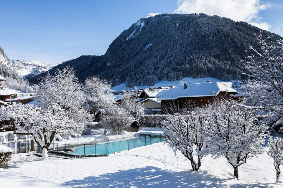 Natural landscape, Winter, Mountain view