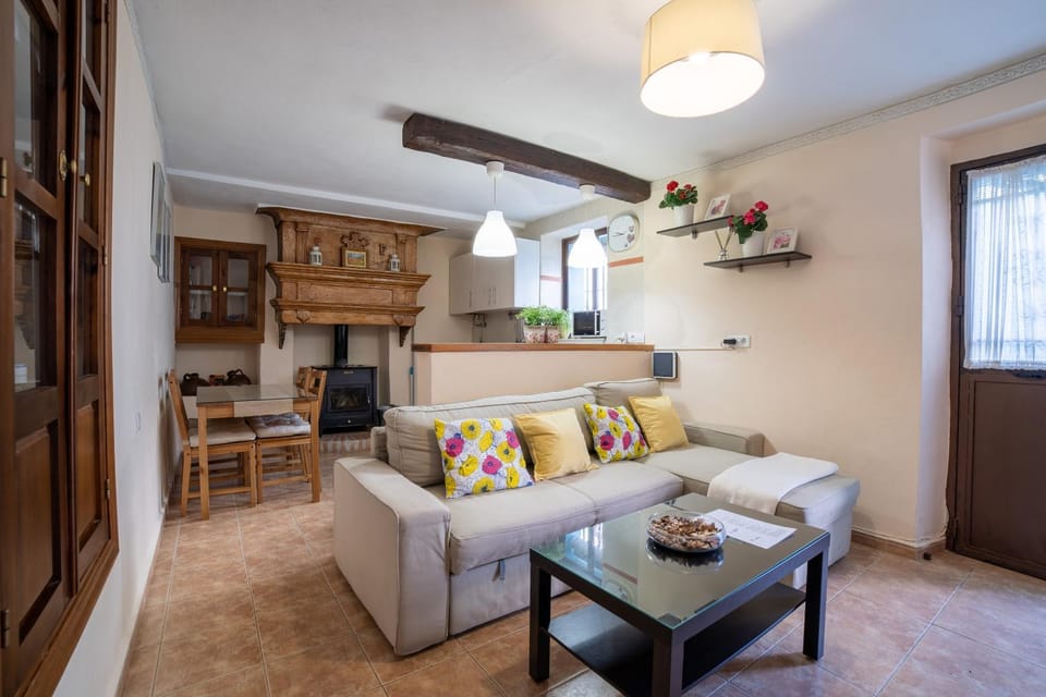 Living room, Seating area, Dining area, flat iron