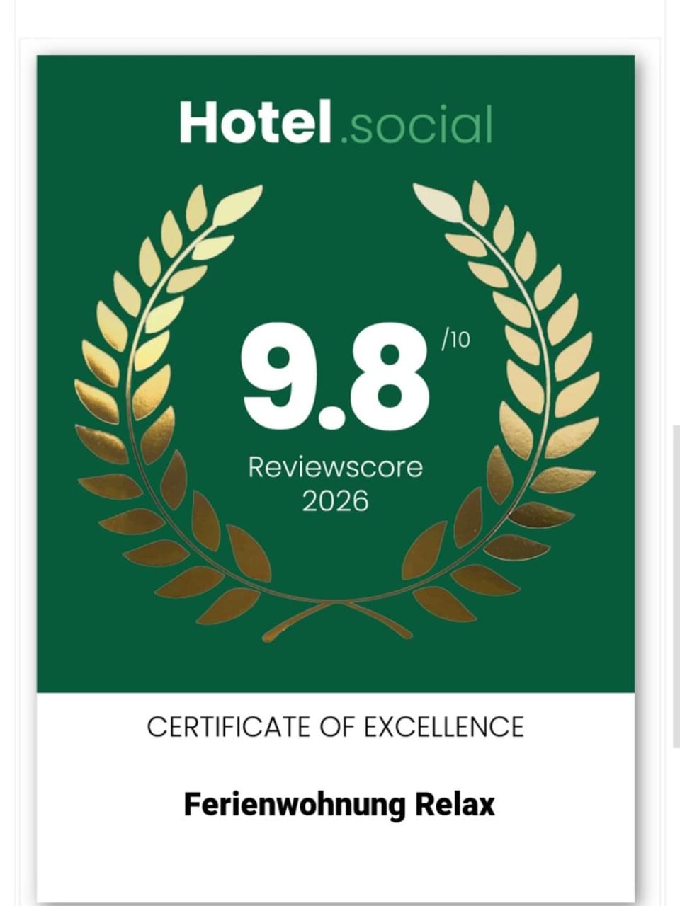 Property logo or sign, Certificate/Award