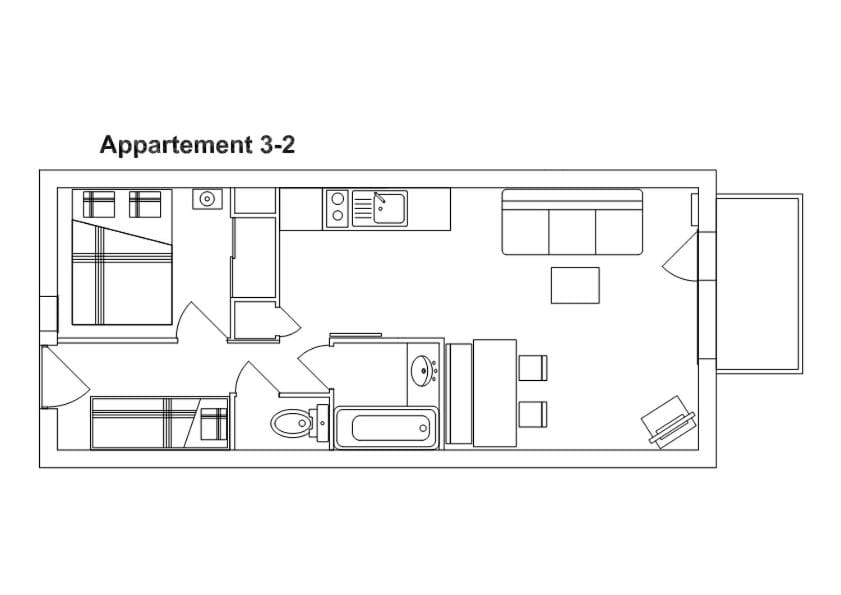 Belle Plagne 2 Dim Dim Appart 6pers Apartment in Mâcot-la-Plagne