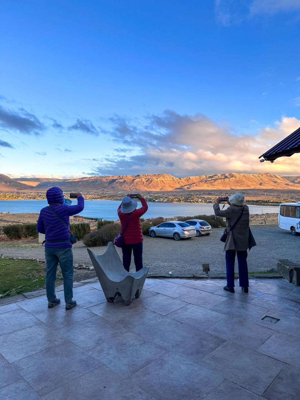 People, Natural landscape, Lake view, group of guests