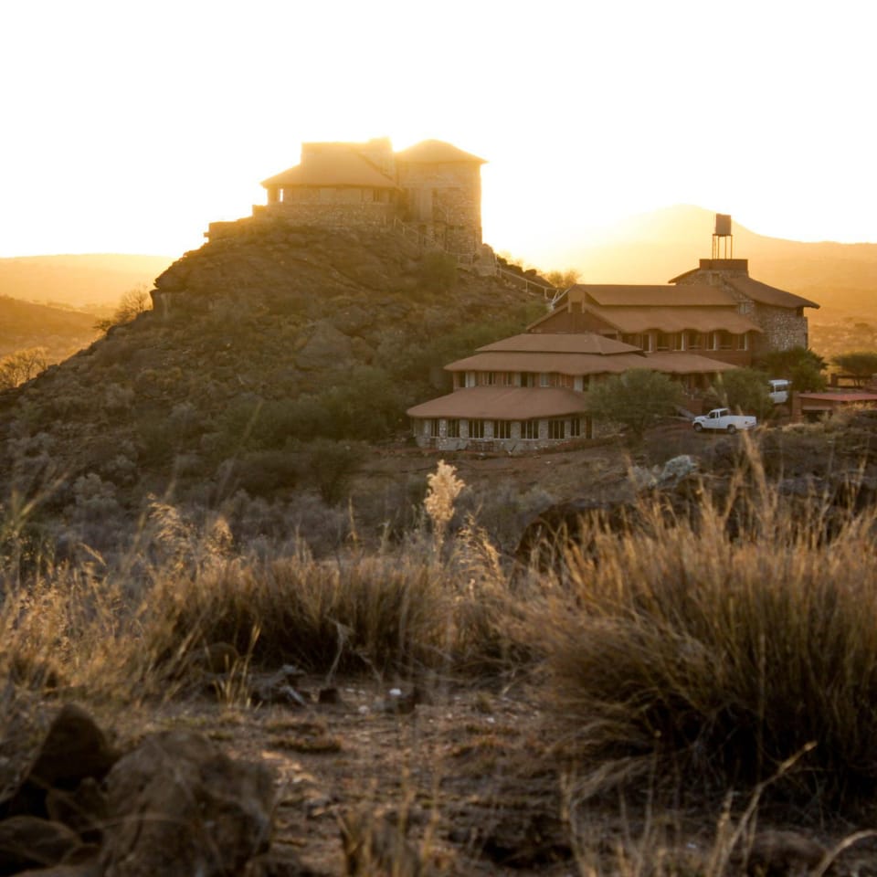 Property building, Sunset