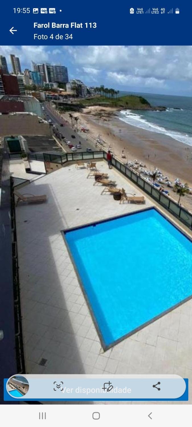 Apartamento na Barra farol da barra salvador bahia vista ao mar Apartment in Salvador