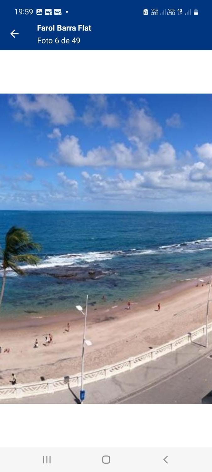 Apartamento na Barra farol da barra salvador bahia vista ao mar Apartment in Salvador
