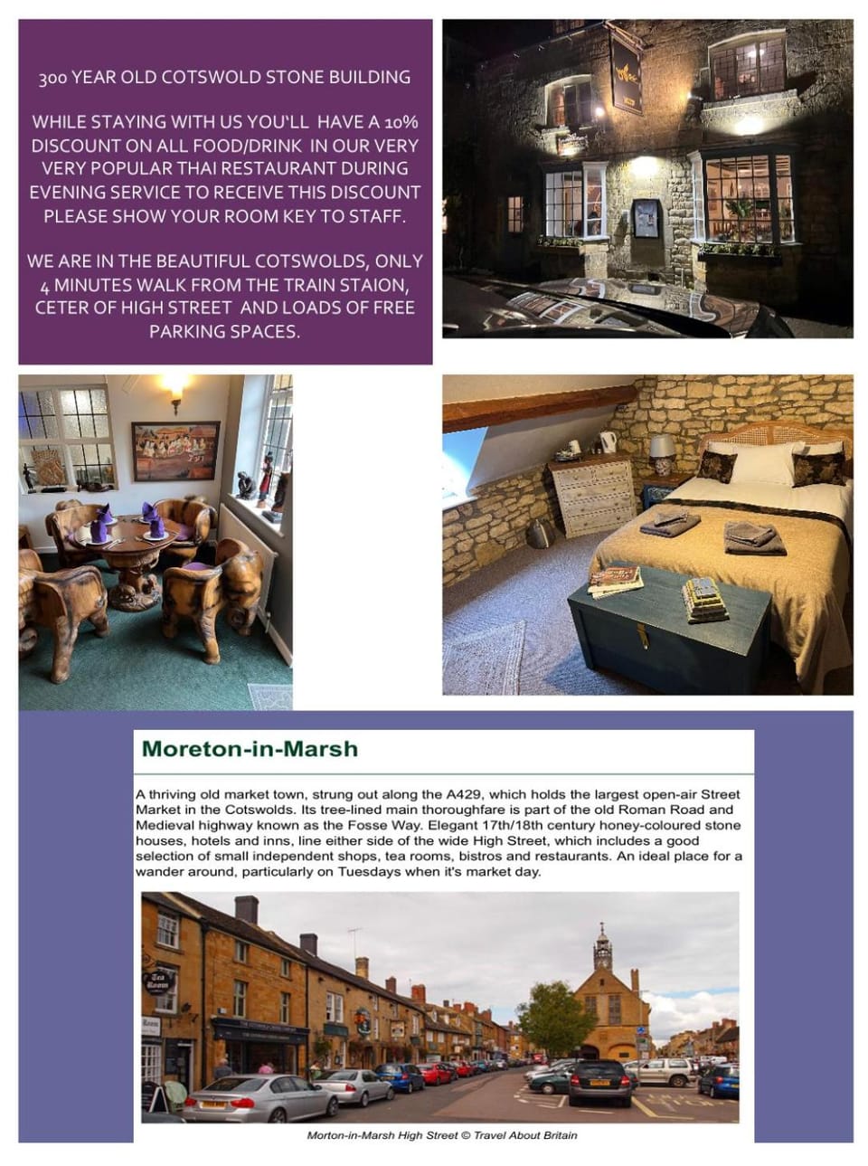 Property building, Restaurant/places to eat