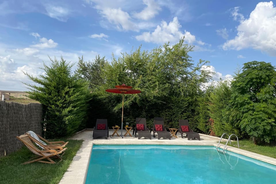 Garden, Garden view, Pool view, Swimming pool, sunbed