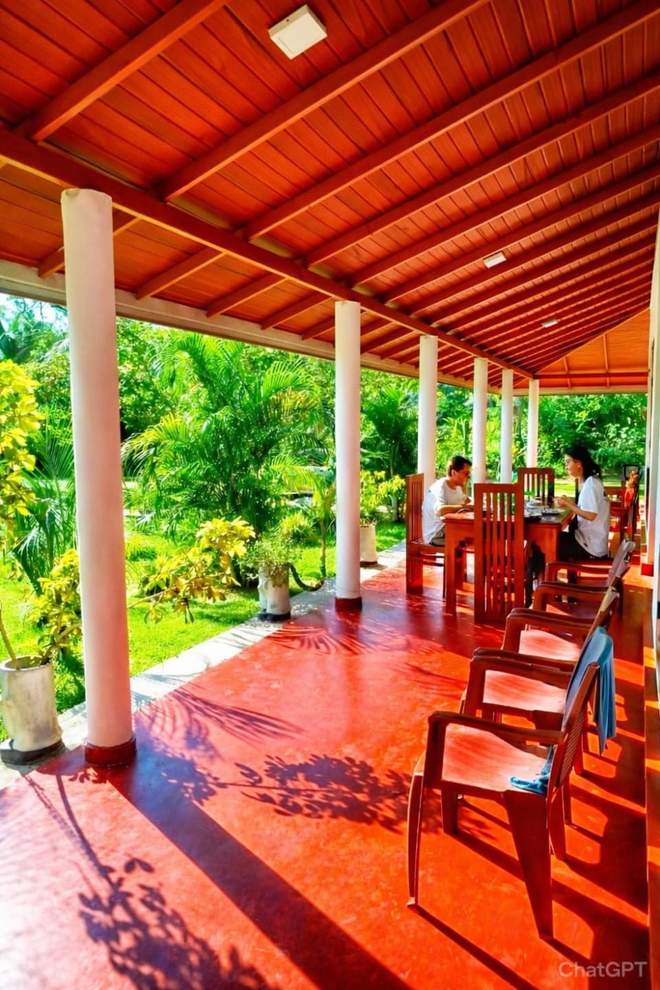 Patio, Seating area, Garden view
