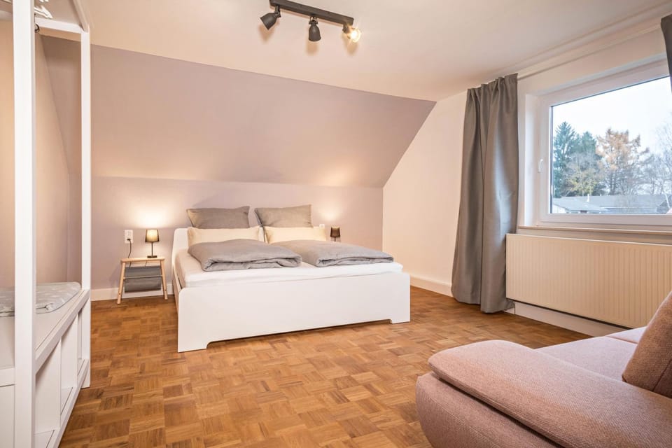 Property building, Living room, Bedroom