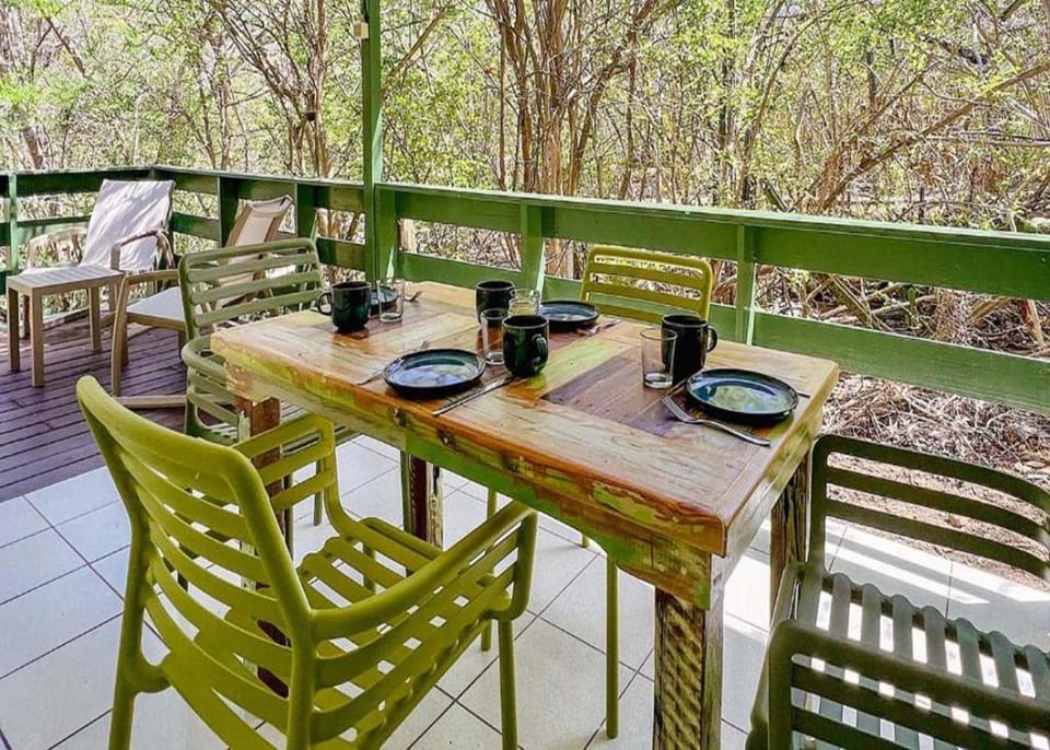 Balcony/Terrace, Dining area, Garden view
