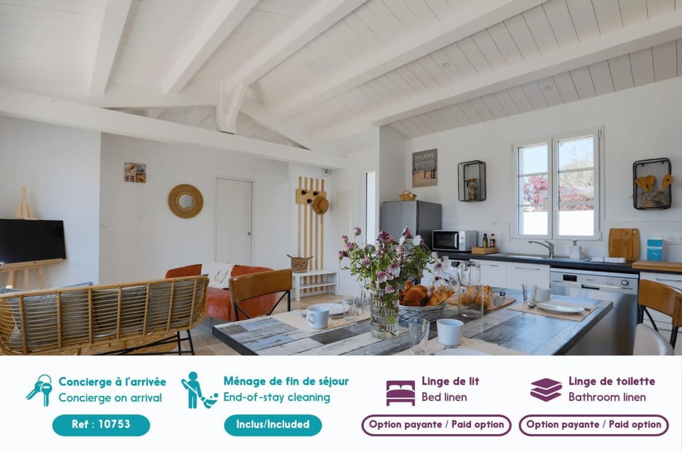 À 550m de la plage, maison pour 4 House in Saint-Martin-de-Ré