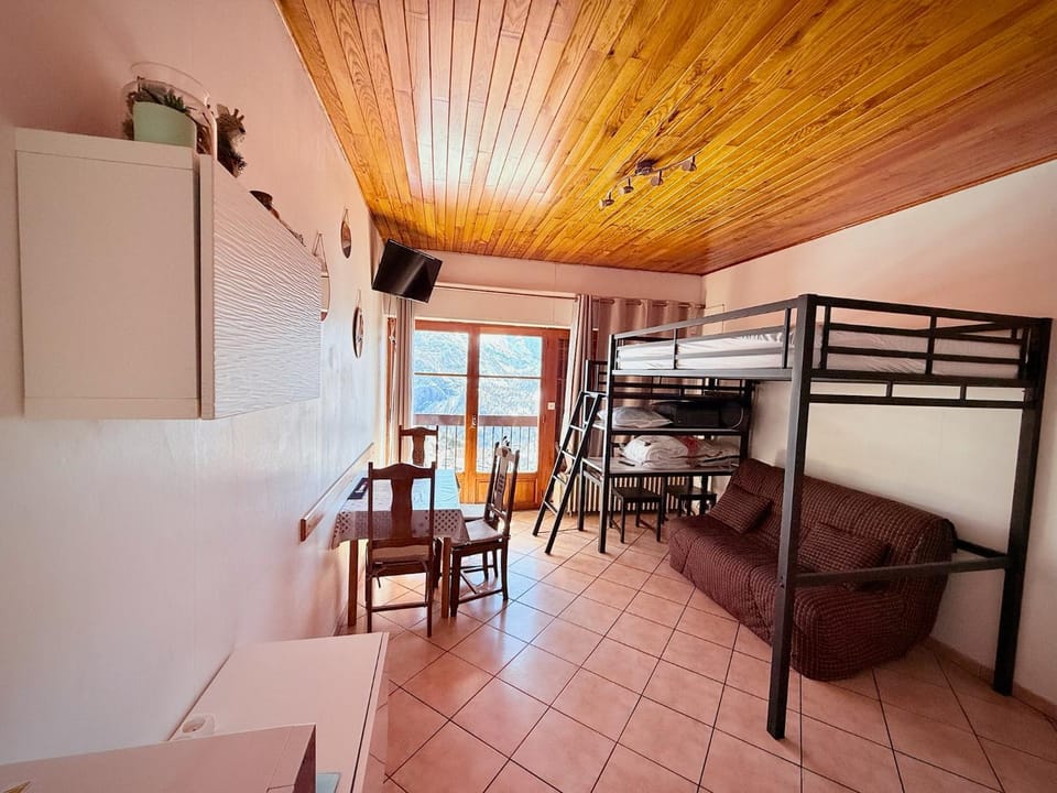 Studio au pied des pistes avec vue imprenable sur la station Apartment in Provence-Alpes-Côte d'Azur
