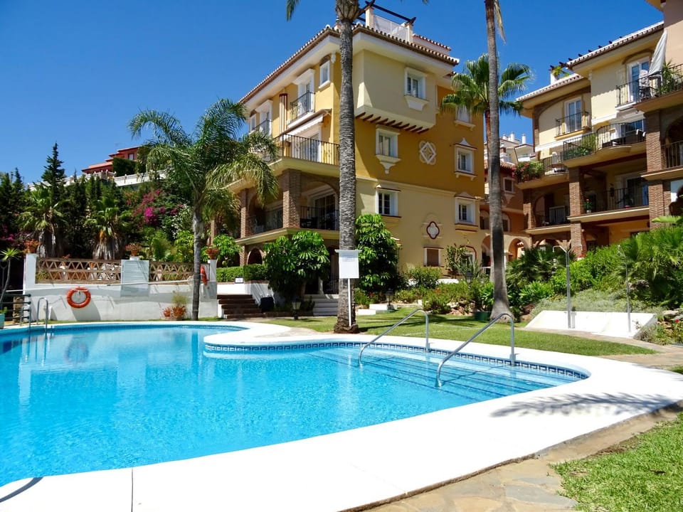 Semidetached Duplex home at Puebla Aida, Mijas Golf with pool, golf and sea views House in Costa del Sol