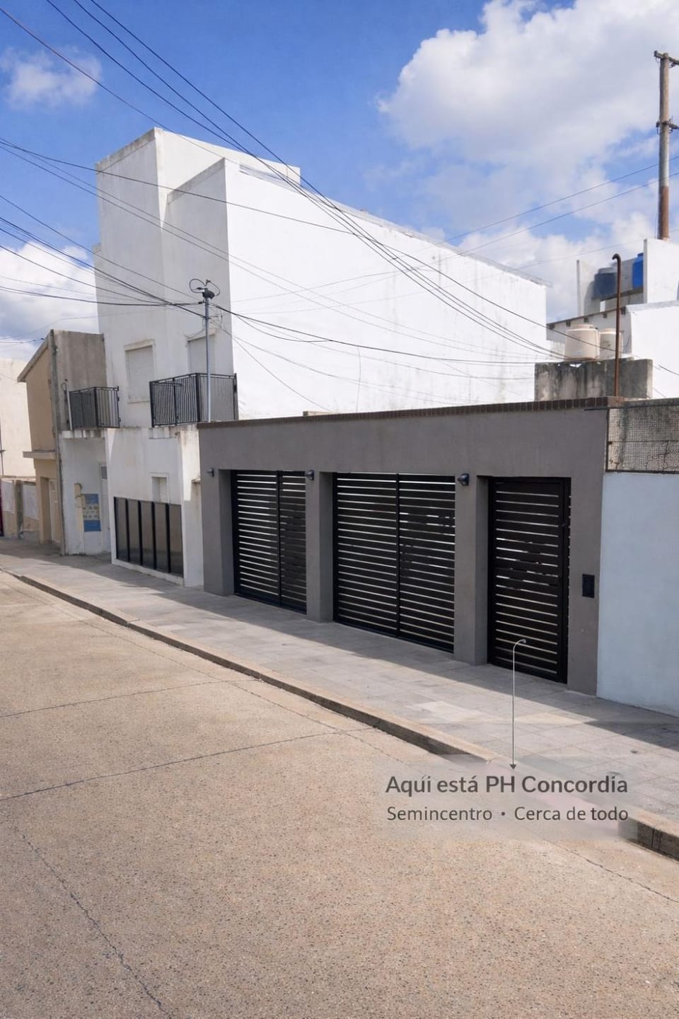 Property building, Off site
