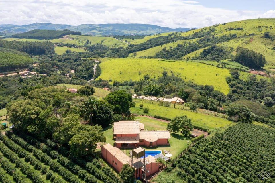 Natural landscape, Bird's eye view, Mountain view