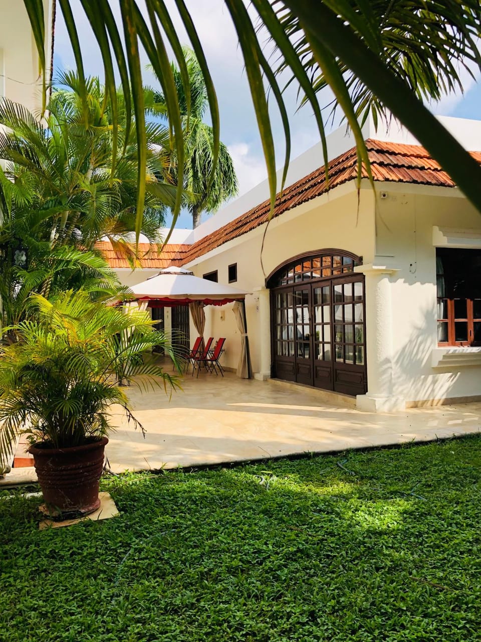 Property building, Day, Garden