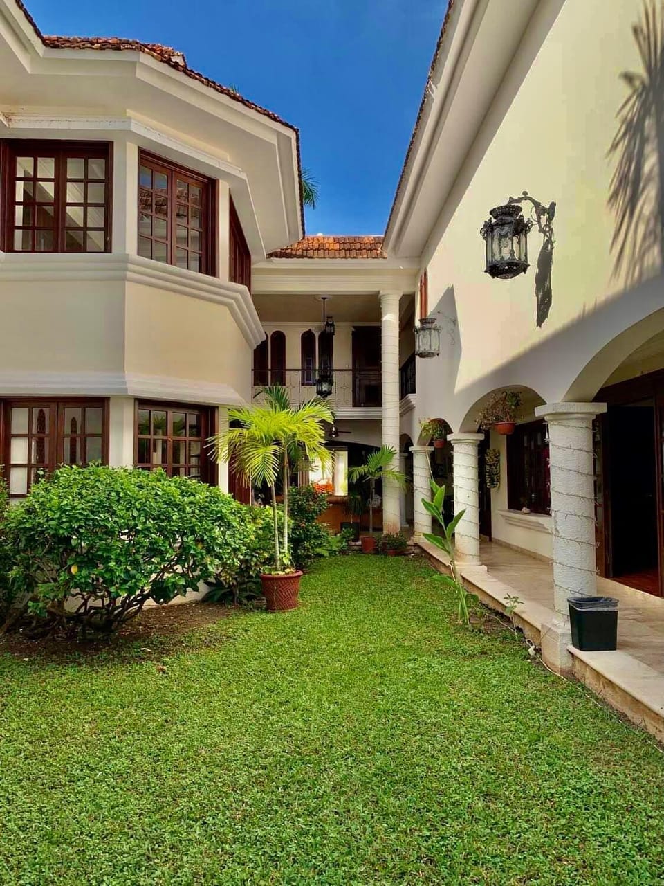Property building, Garden view