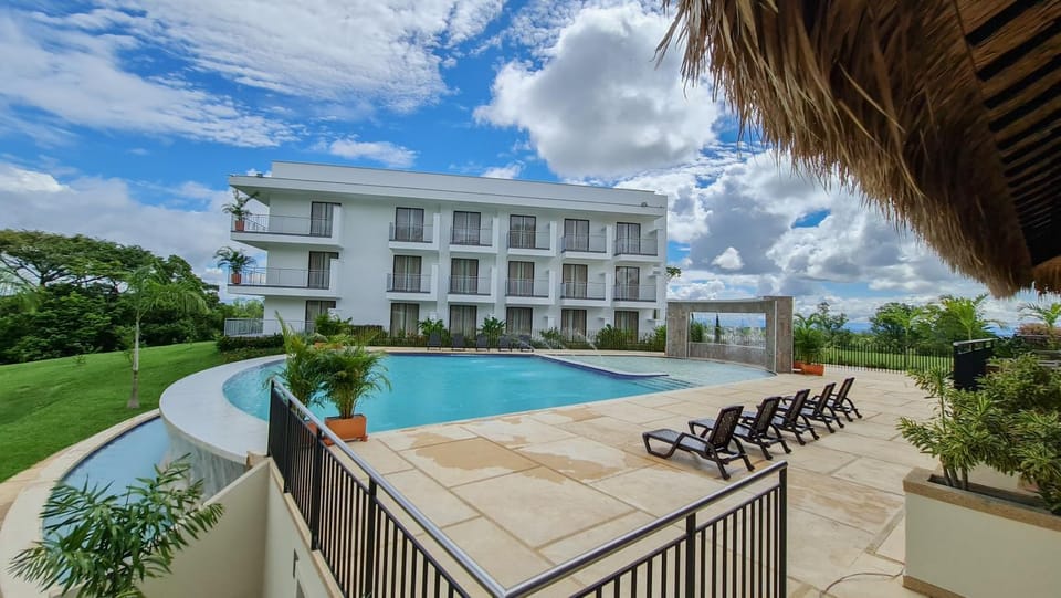Property building, Pool view, Swimming pool