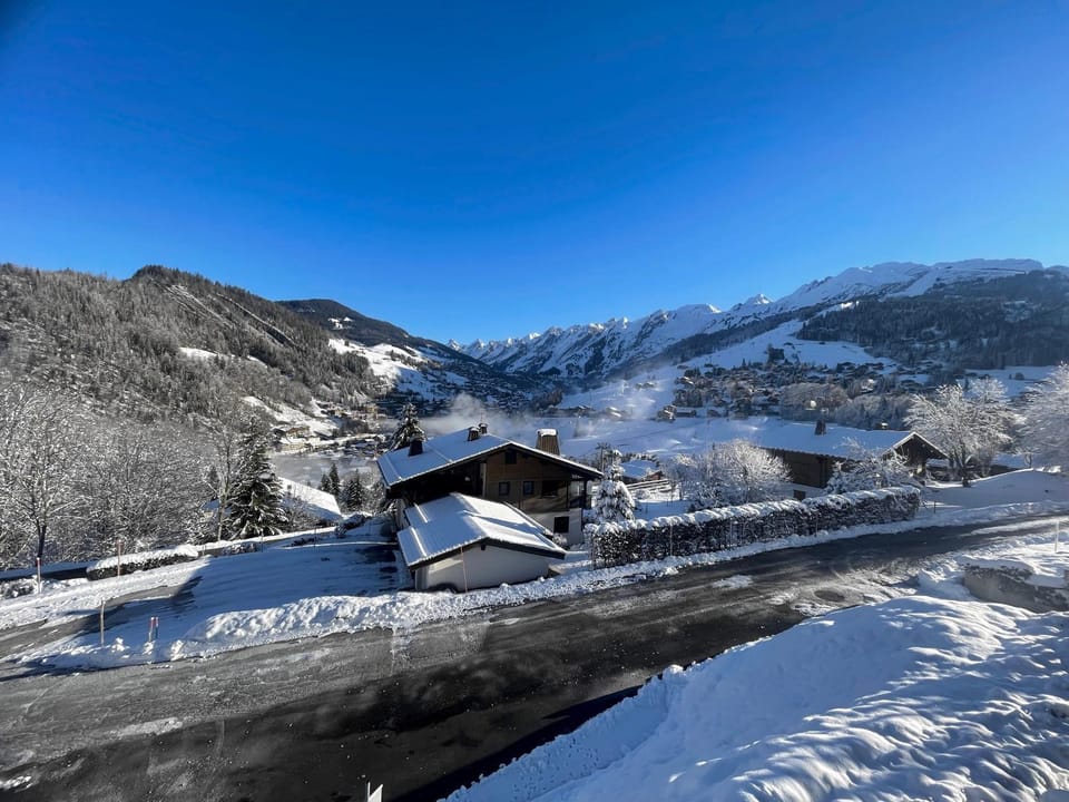 Day, Natural landscape, Winter, Mountain view