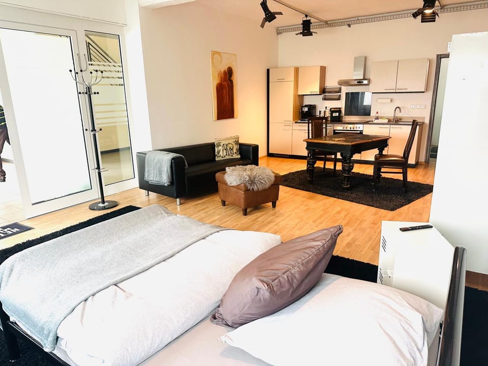 40 qm große Studiowohnung zentral gelegen - direkt in Groß-Umstadt - 300 m bis zum Marktplatz Apartment in Hesse