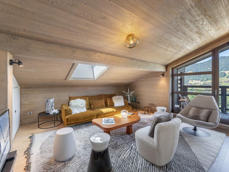 Duplex à Megève avec spa, piscine, salle de sport et cheminée - FR-1-569-32 Apartment in Megève