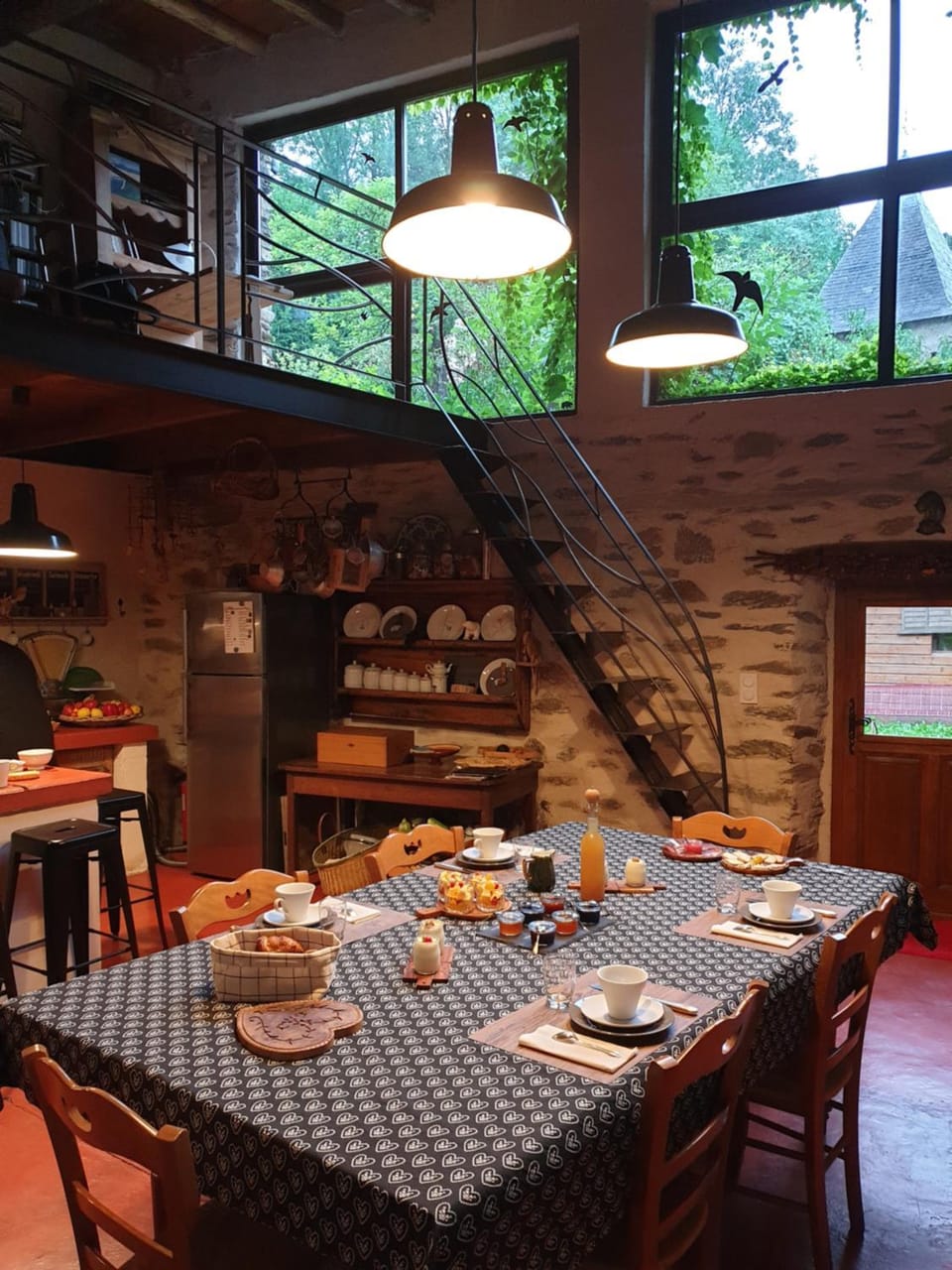 Dining area, Breakfast
