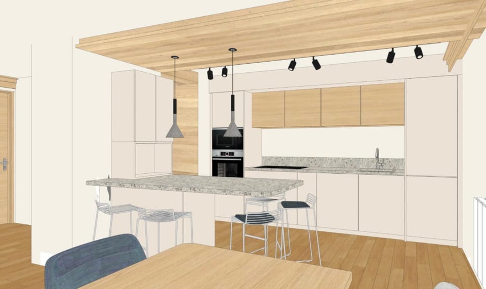 Kitchen or kitchenette