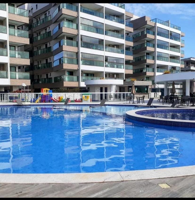 apartamento de frente para o mar com linda area de lazer Apartment in Vila Canaa