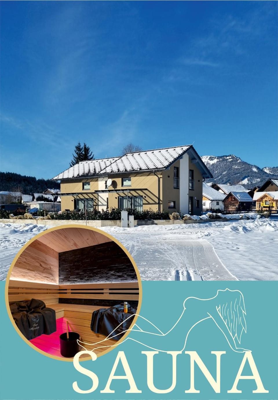 Property building, Natural landscape, Winter, Location