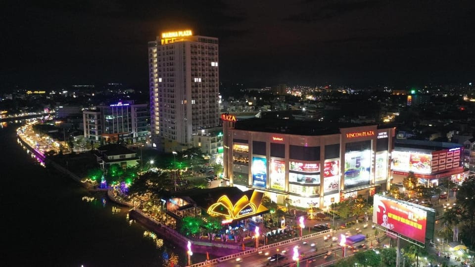 Night, Neighbourhood, Bird's eye view