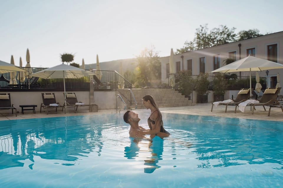People, Pool view, Swimming pool