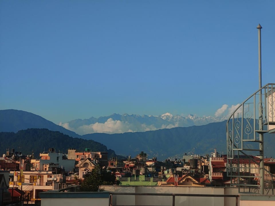 Day, Natural landscape, City view, Mountain view
