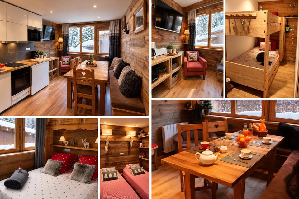 Winter, Skiing, TV and multimedia, Kitchen or kitchenette, Living room, Seating area, Dining area, Bedroom, bunk bed, internet, oven