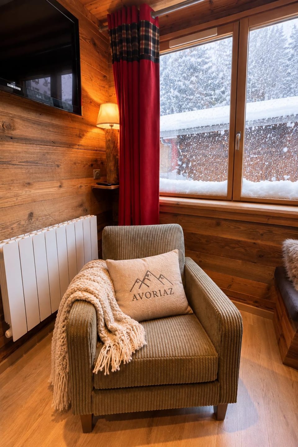 Winter, Living room, Seating area