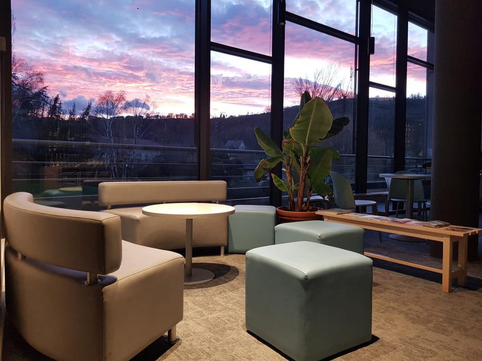 Seating area, Sunset