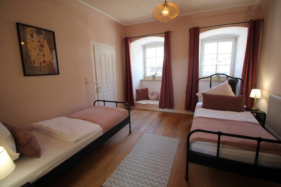 Property building, Living room, Bedroom