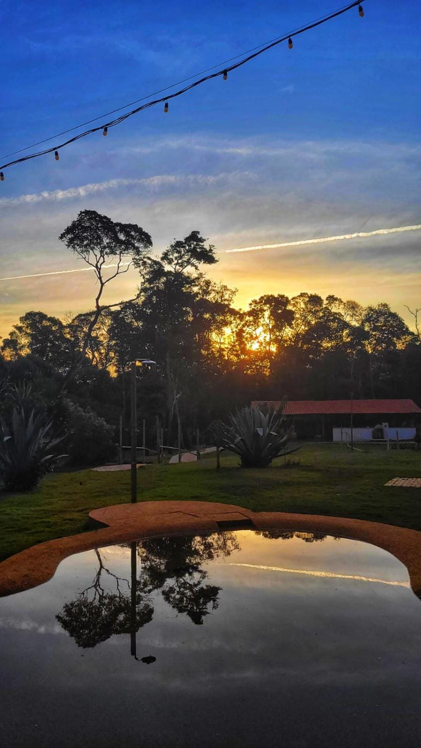Natural landscape, Pool view, Swimming pool, Swimming pool, Sunset