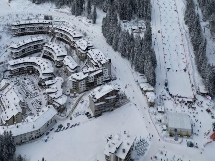 Day, Natural landscape, Bird's eye view, Winter