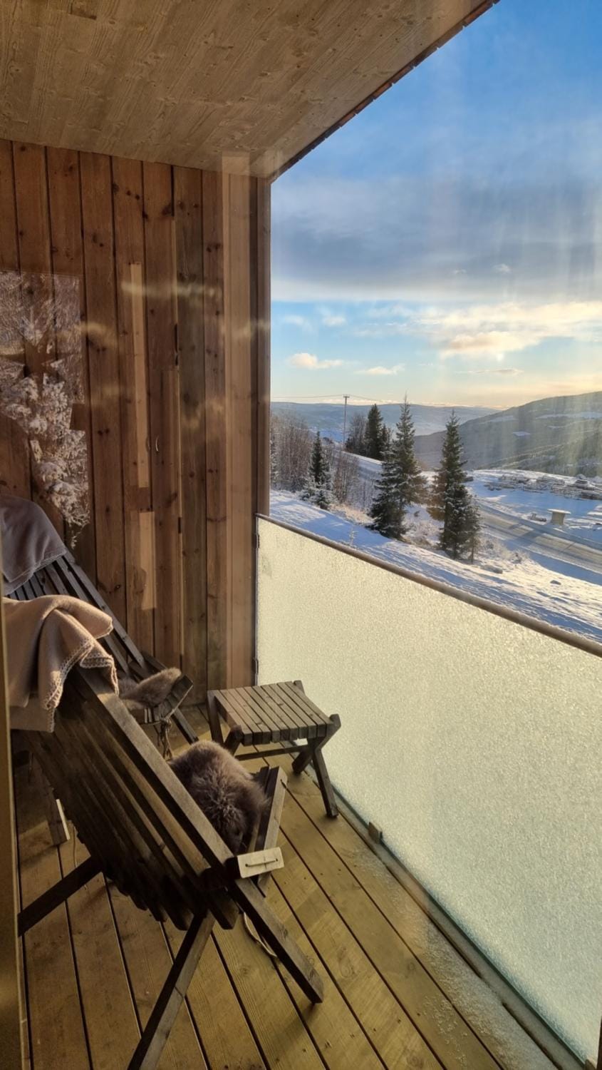 Winter, View (from property/room), Balcony/Terrace