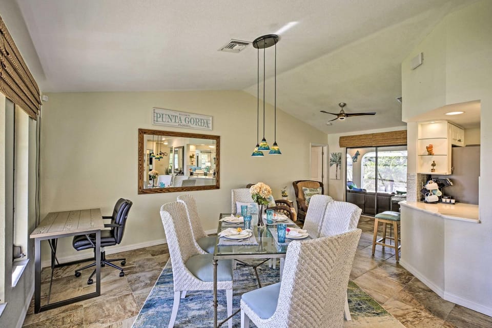 Canal Waterfront Home with Private Pool & Dock! House in Charlotte Park