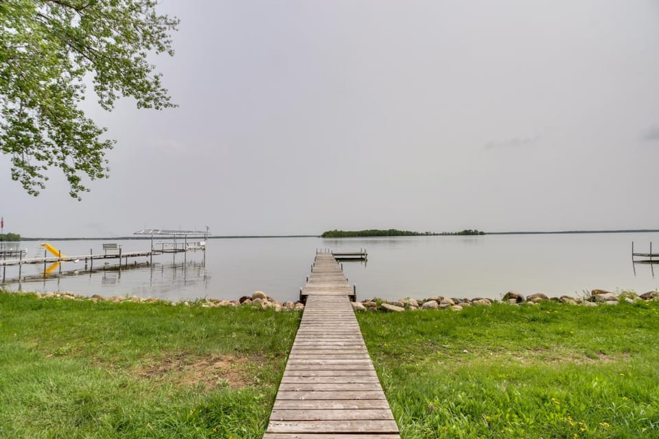 Breezy Point Escape w/ Views, Dock & Fire Pit! House in Breezy Point