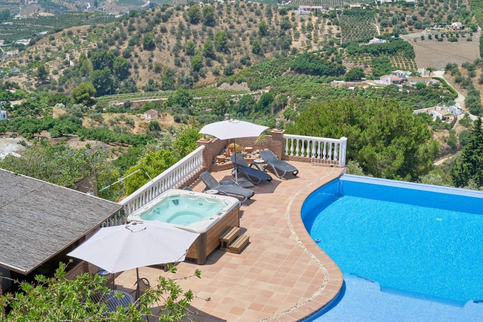 Property building, Living room, Swimming pool
