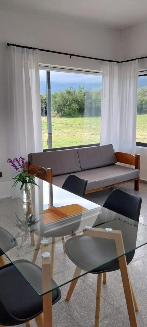 Living room, Seating area, Dining area, Mountain view